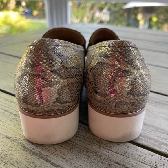 Vionic Cheryl II Metallic Gold Slip On Loafers Womens Size 95 - Picture 6 of 7